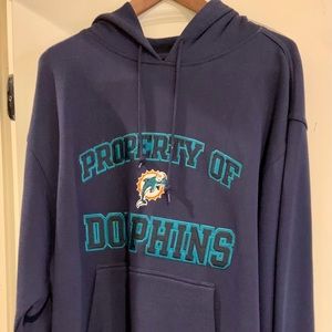 Vintage Miami Dolphin Sweatshirt Hoodie.
